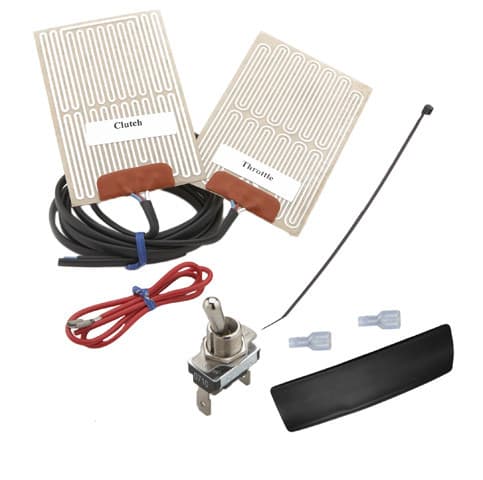 HEAT DEMON MOTORCYCLE GRIP WARMER KIT WITH METAL TOGGLE SWITCH