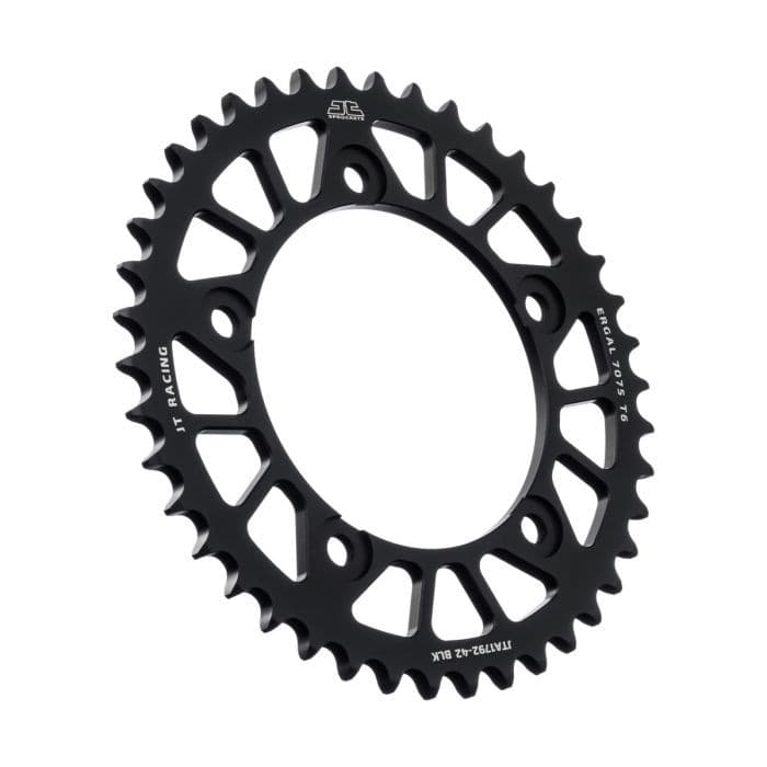 REAR ALLOY SPROCKET BLACK 42-TOOTH