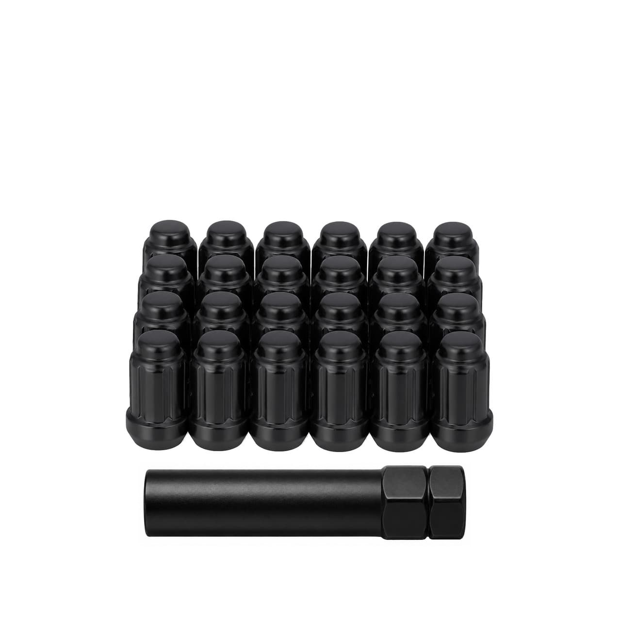 Sedona 12MMX1.50 Lock Style Lug 20/Pack Lock Style Lug Nuts Black
