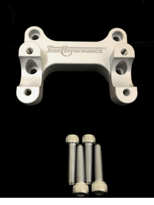 Helibars Handlebar Risers Silver BMW