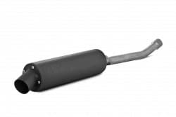 Mbrp Single Slip-On System W/ Utility Muffler Black Kawasaki