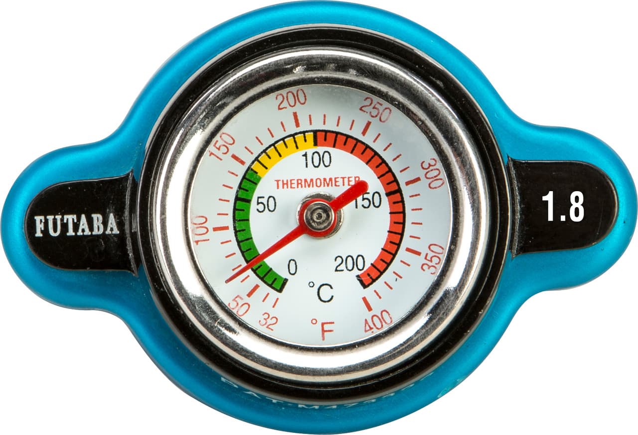 RADIATOR CAP W/ TEMPERATURE GAUGE - JAPANESE MODELS