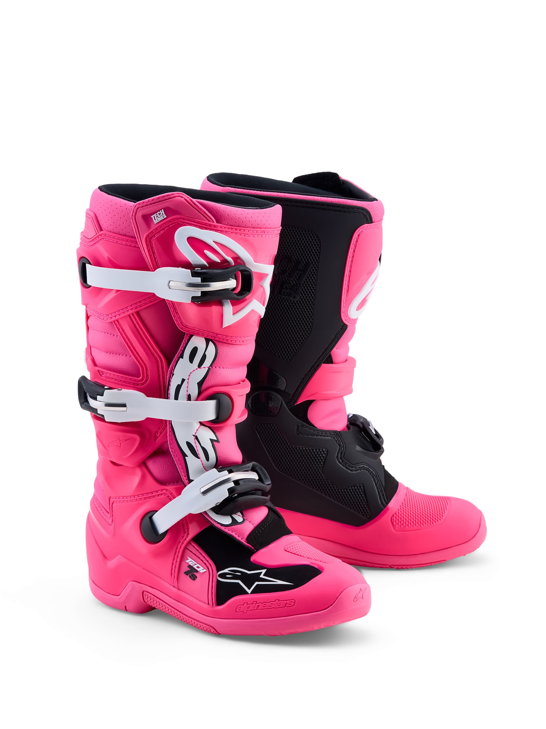 TECH 7S BOOTS PINK FLUO/BLK/WHT 8