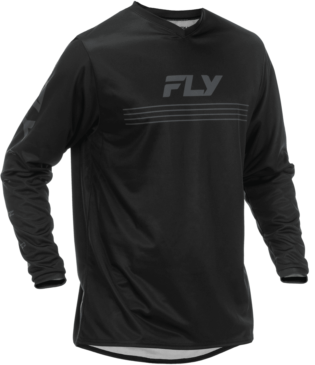 Fly Racing Universal Jersey Black/White 4X