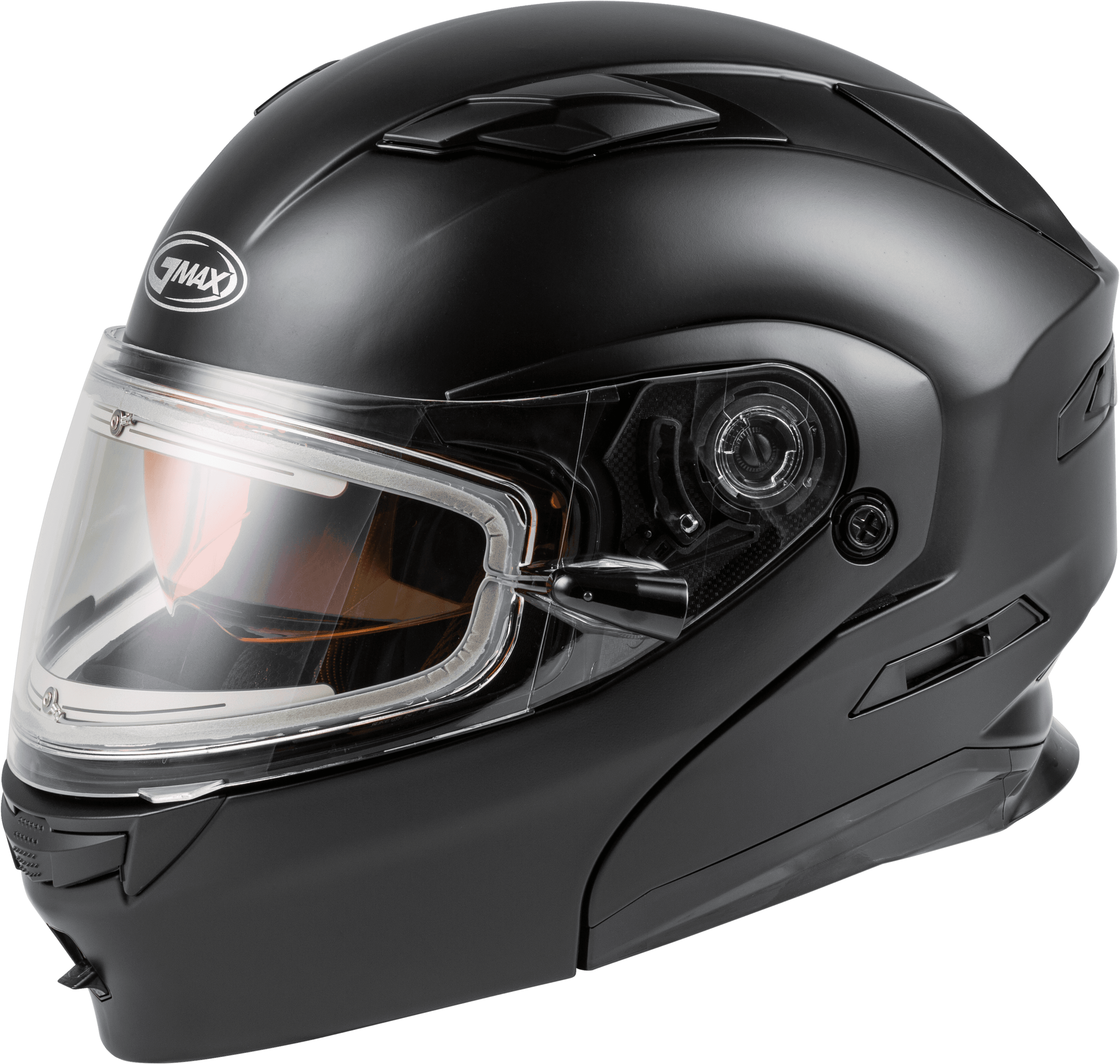 MD-01S MODULAR SNOW HELMET W/ELECTRIC SHIELD MATTE BLK SM