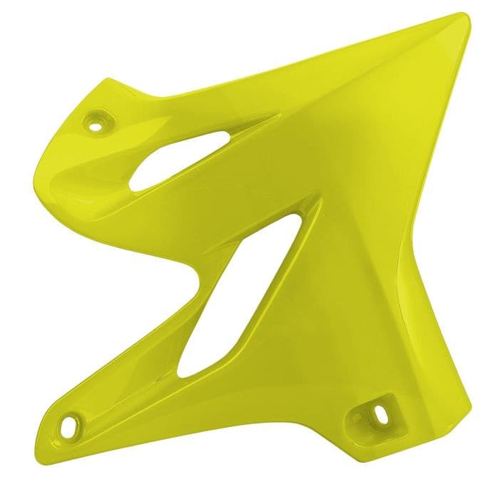 POLISPORT RADIATOR SCOOPS YAMAHA, FLO YELLOW