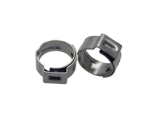 STEPLESS EAR CLAMP, 10.3 TO 12.8 MM, PK 10