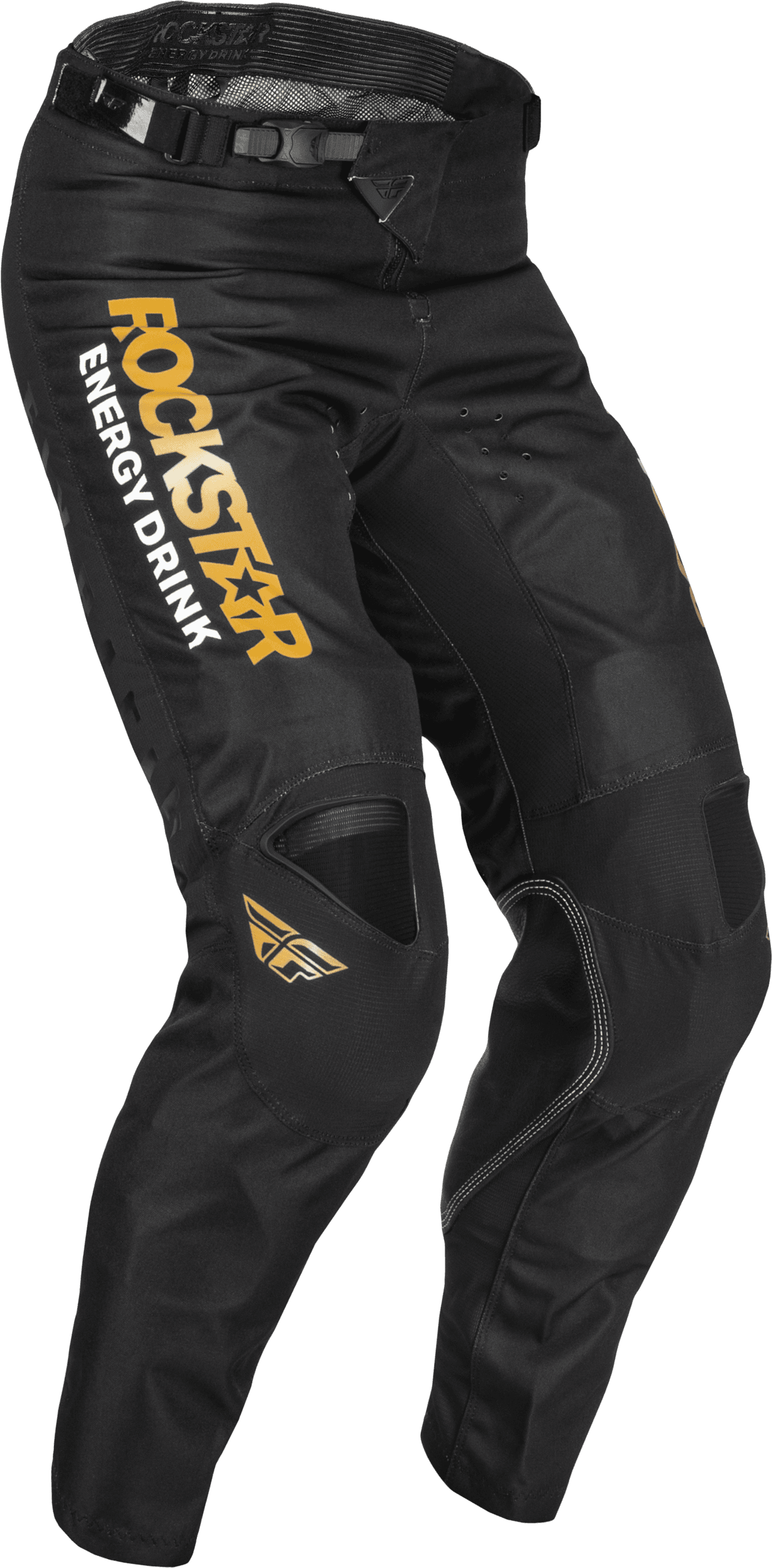 KINETIC ROCKSTAR PANTS BLACK/GOLD SZ 32
