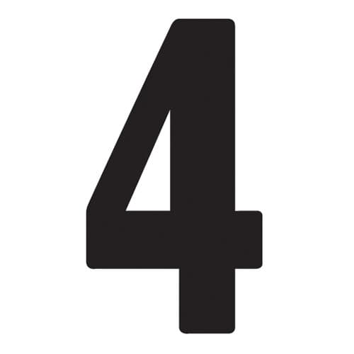 FX 2015 NUMBERS PRO 4" BLACK 4