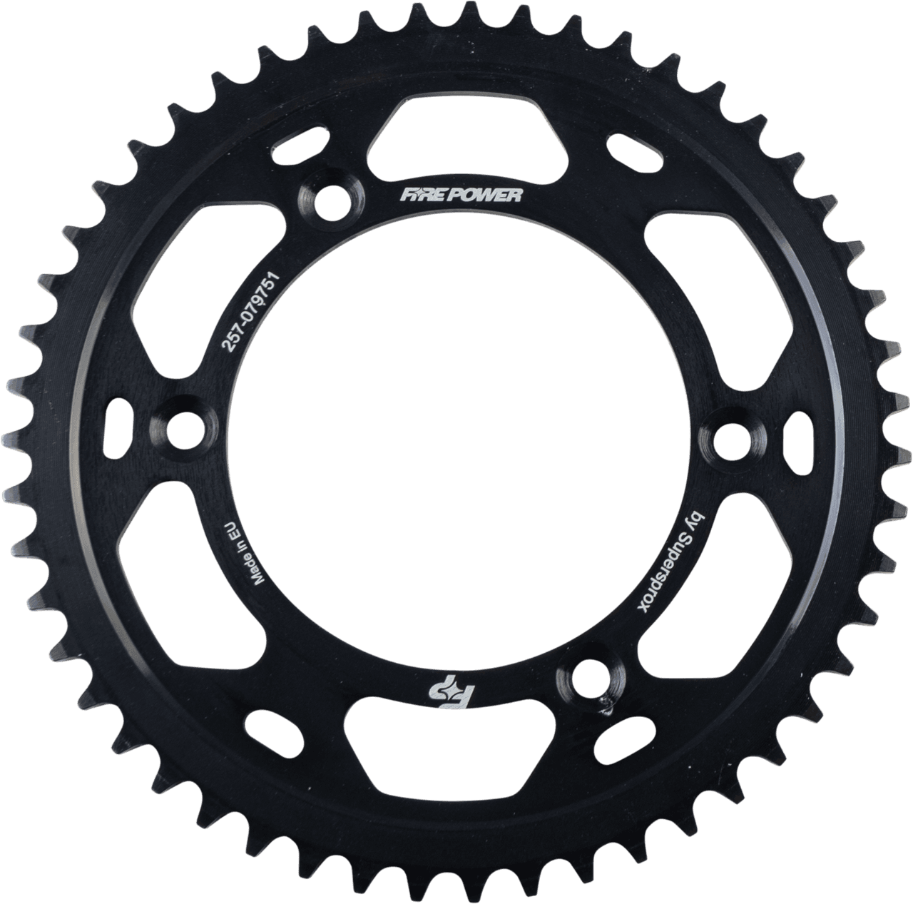 Fire Power Rear Sprocket Steel 51T Black