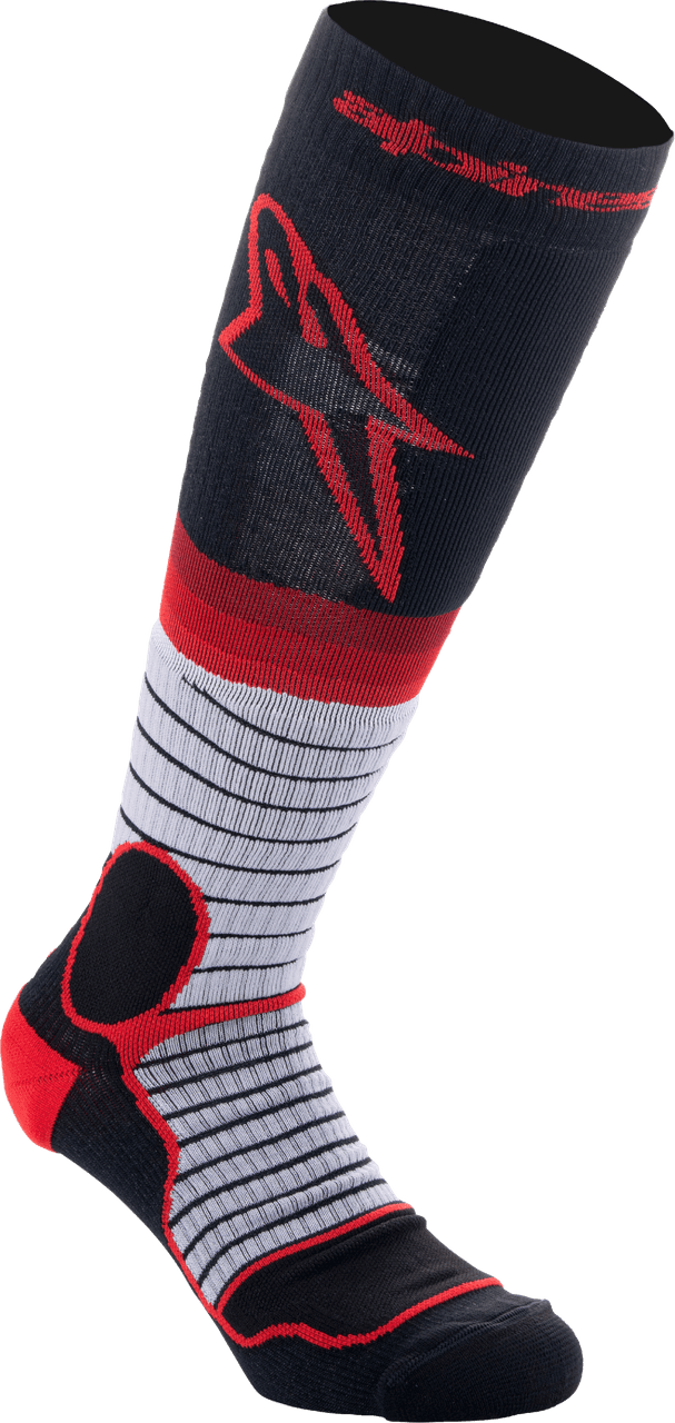 Alpinestars MX Pro Socks Black/Grey/Red SM