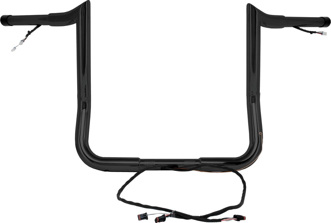 Baggernation 14" Monkey Bagger Bar Prewired Satin Black `14-23 Flh/Flt