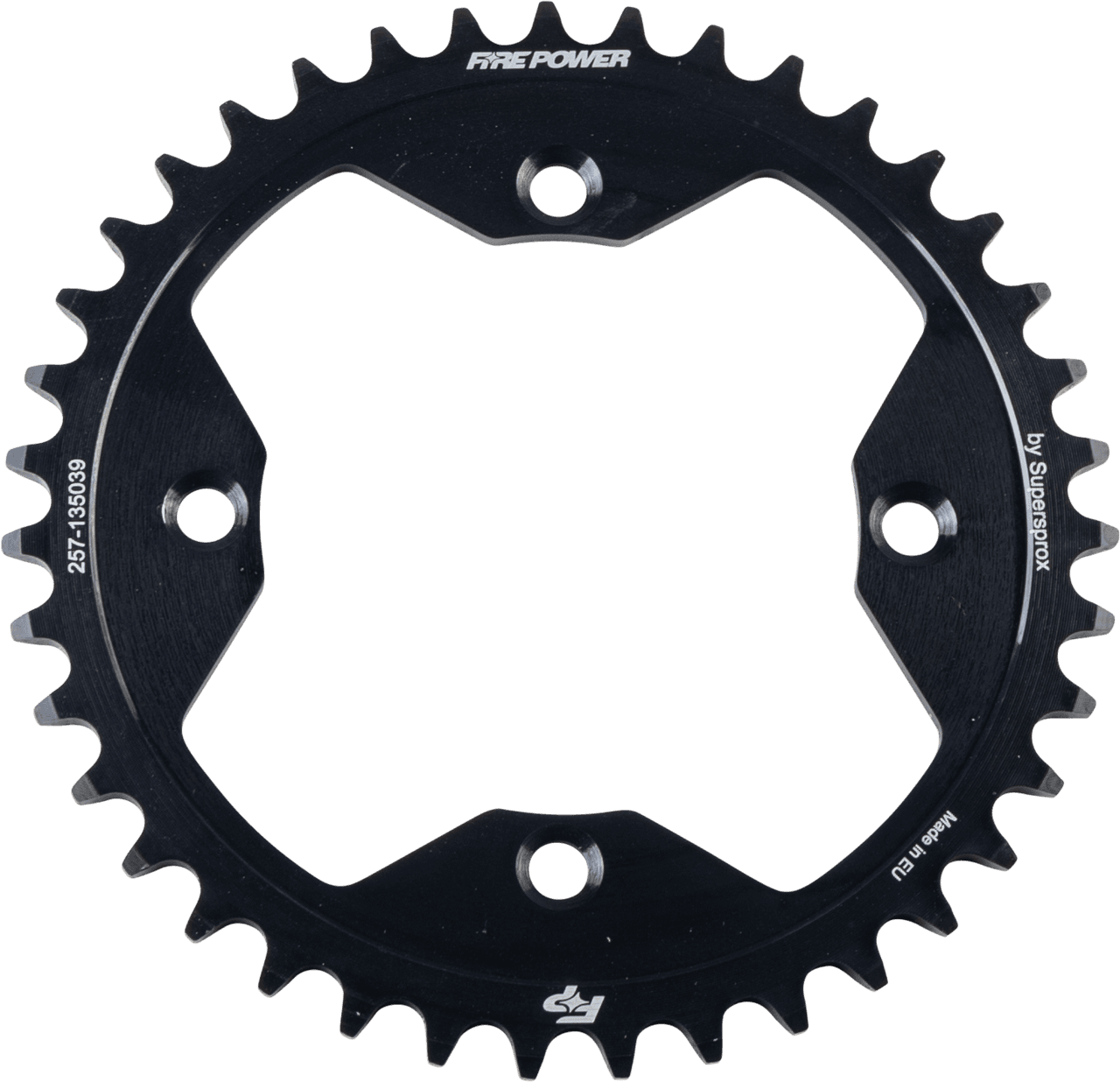 Fire Power Rear Sprocket Steel 39T Black