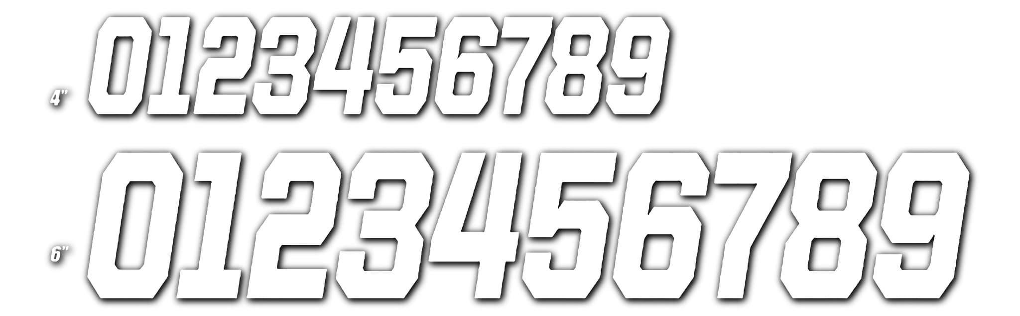D-Cor #5 White 6 Race Series 3/Pack