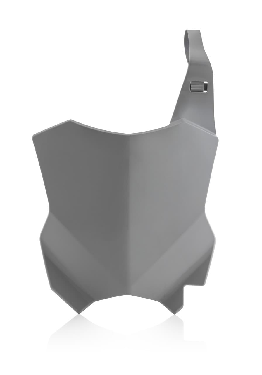 FRONT NUMBER PLATE GREY