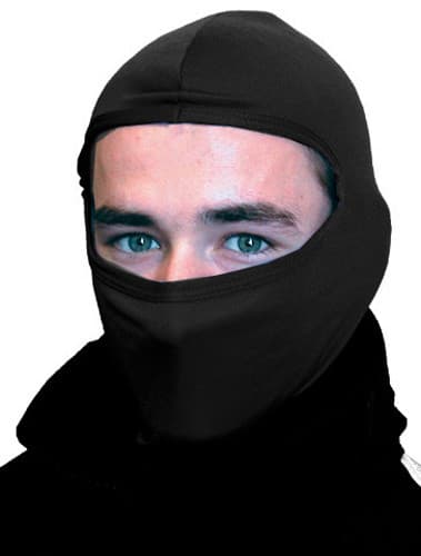KG MICROTHERM BALACLAVA FACE MASK - BLACK