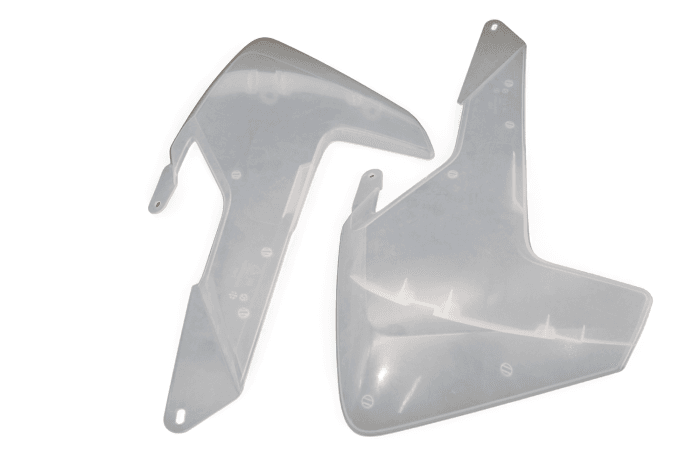 POLISPORT RADIATOR SCOOPS HUSQVARNA, CLEAR 99