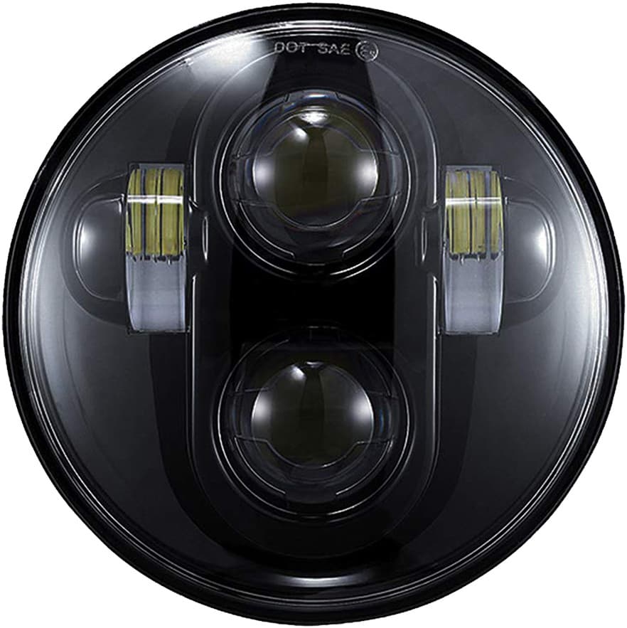 Pathfinder 5 3/4" LED Headlight Black High Definition