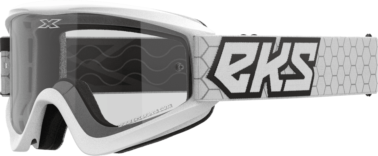 FLAT OUT CLEAR GOGGLE WHITE/BLACK CLEAR
