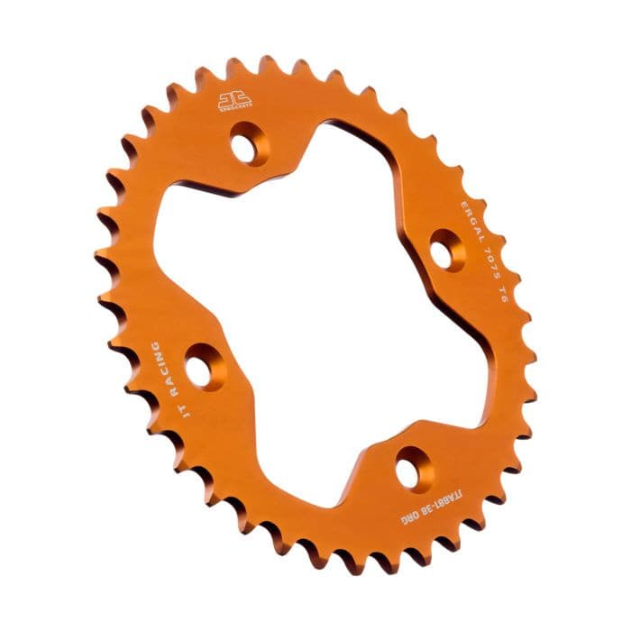 REAR ALLOY SPROCKET ORANGE 38-TOOTH