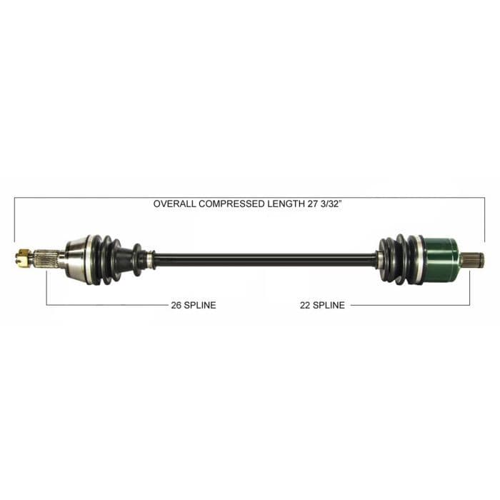 TYTANEUM OE REPLACEMENT CV AXLE POLARIS FRONT LEFT / RIGHT