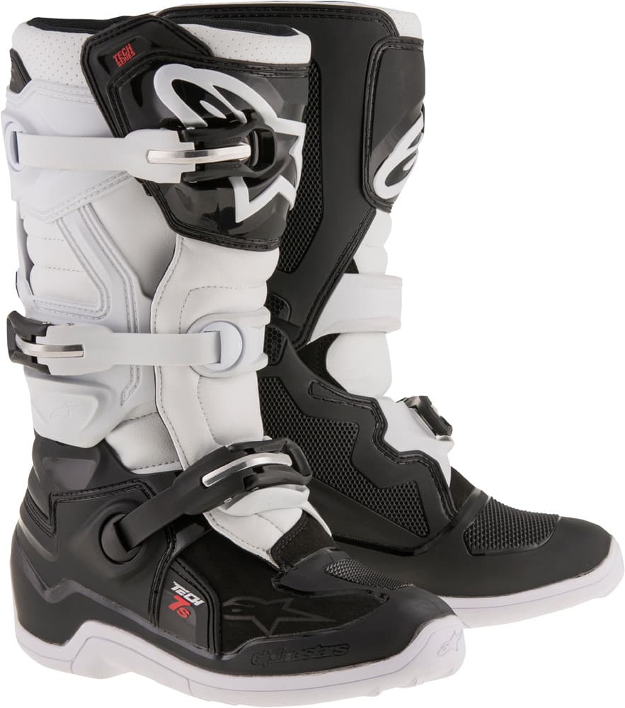 Alpinestars Tech 7S Boots Black/White Size 04