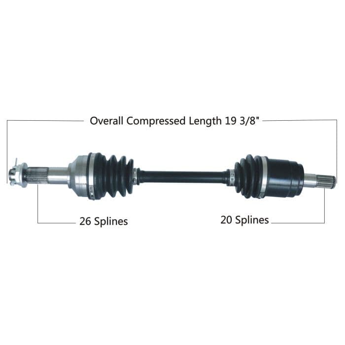 TYTANEUM OE REPLACEMENT CV AXLE HONDA FRONT LEFT