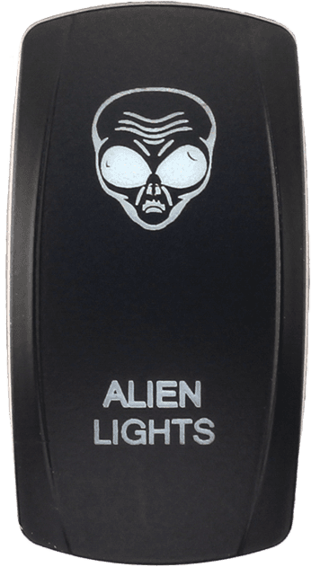 XTC Power Products Dash Switch Rocker Face Alien Lights