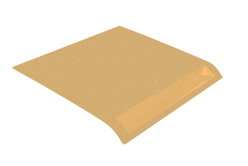 Pro Armor Asylum Roof W/Light Bar Pocket Gold Matte