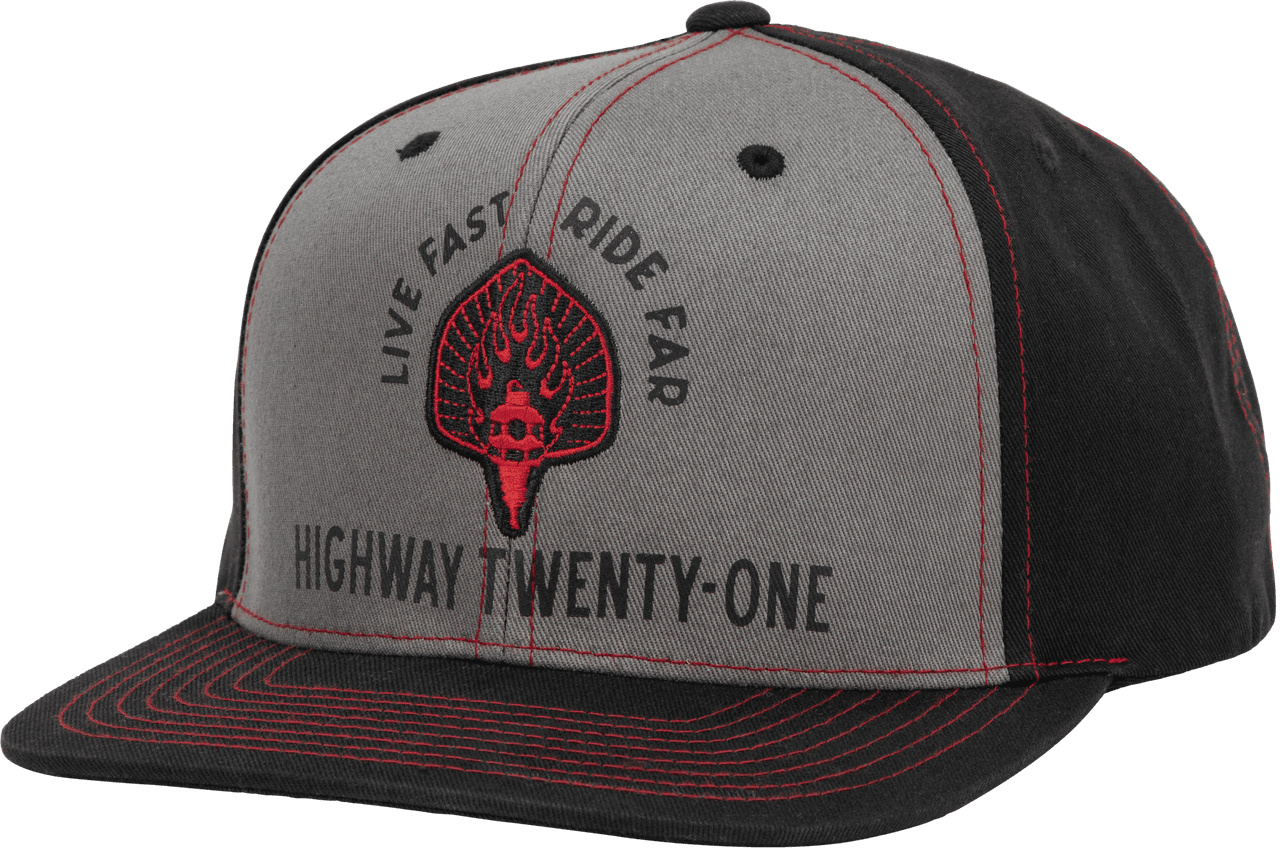 Highway 21 Ranger Hat Black/Grey