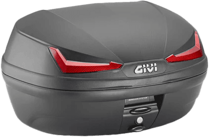 Givi Simply IV Top Case 45L Black W/Red Lens