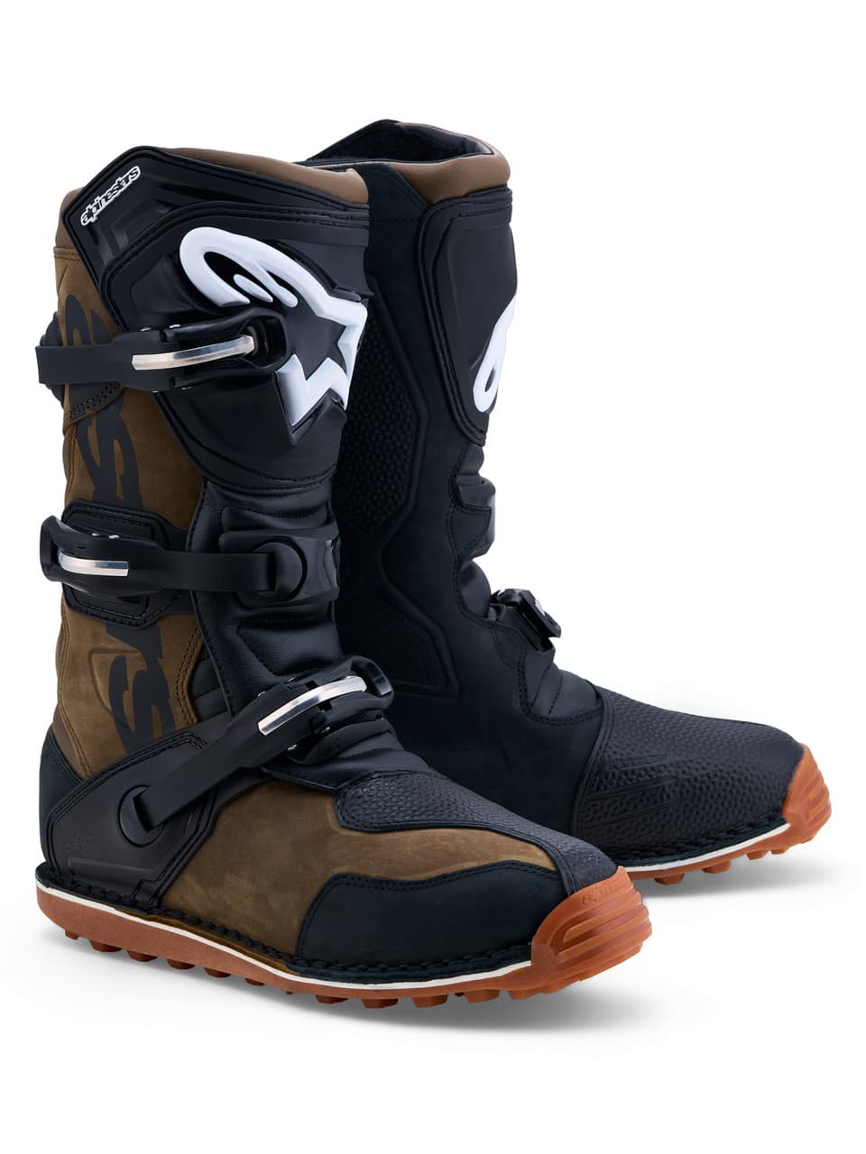 Alpinestars Tech T Boots Brwn/Black/Gum 7