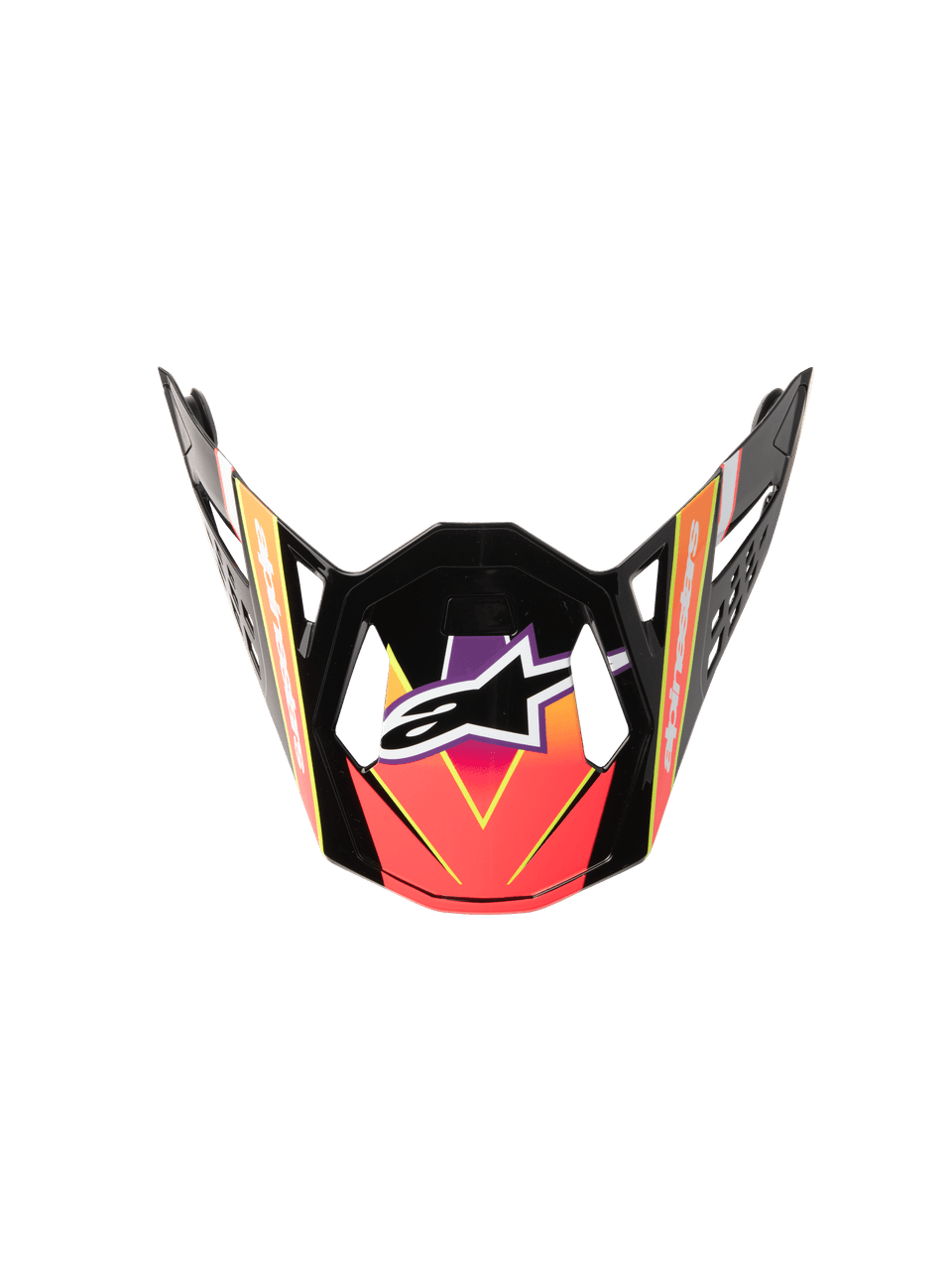 Alpinestars Visor S-M10 22.06 - Era Pnk/Violet/Yellow Fluo Glossy