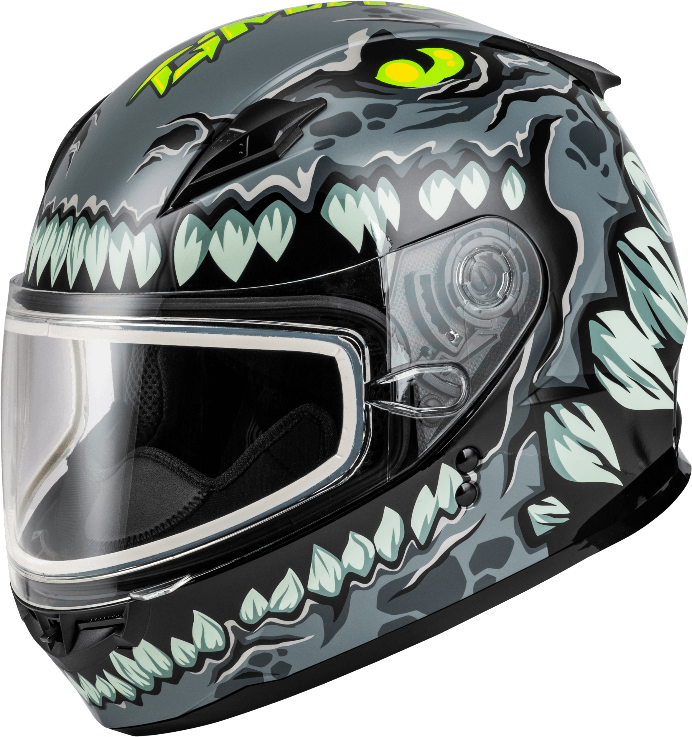 YOUTH GM-49Y DRAX SNOW HELMET GREY YM