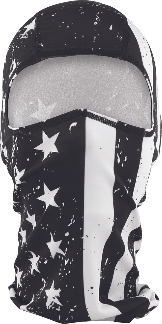 Zan Balaclava Polyester Black White Flag