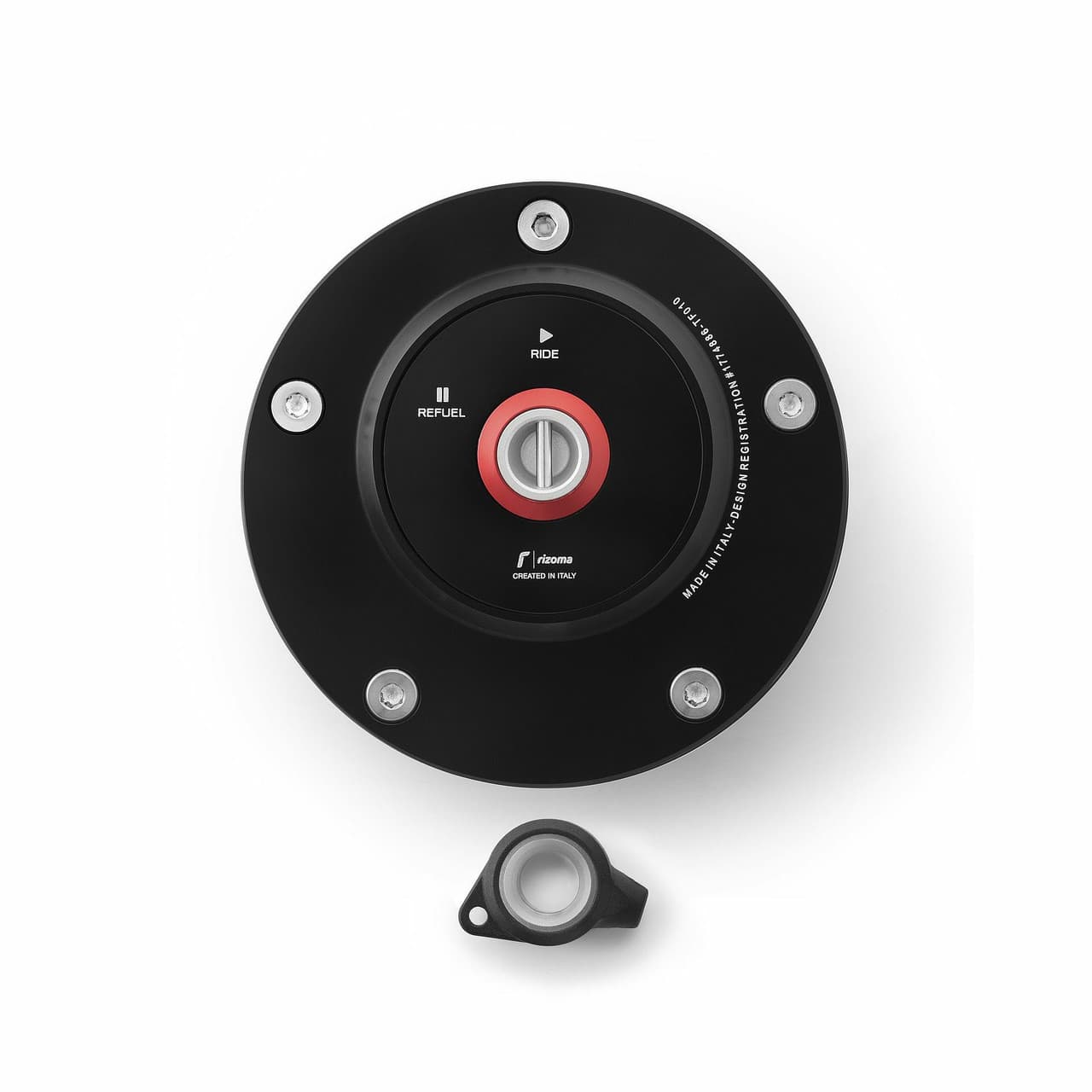Rizoma Gas Cap Locking Black Honda