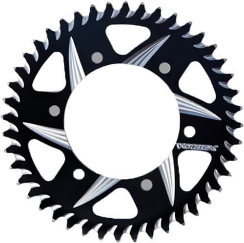 Vortex Rear CAT5 Sprocket Aluminum 43T-530 Black Kawasaki/Suzuki/Yamaha
