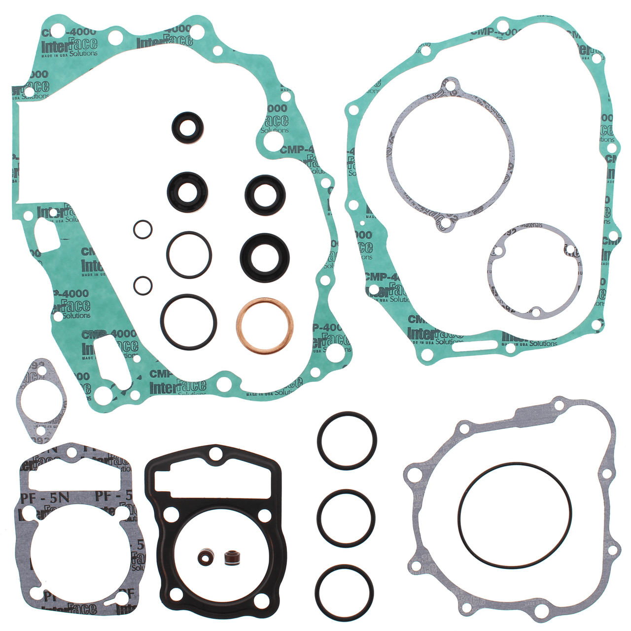 Vertex Complete Gasket Set With Oil Seals