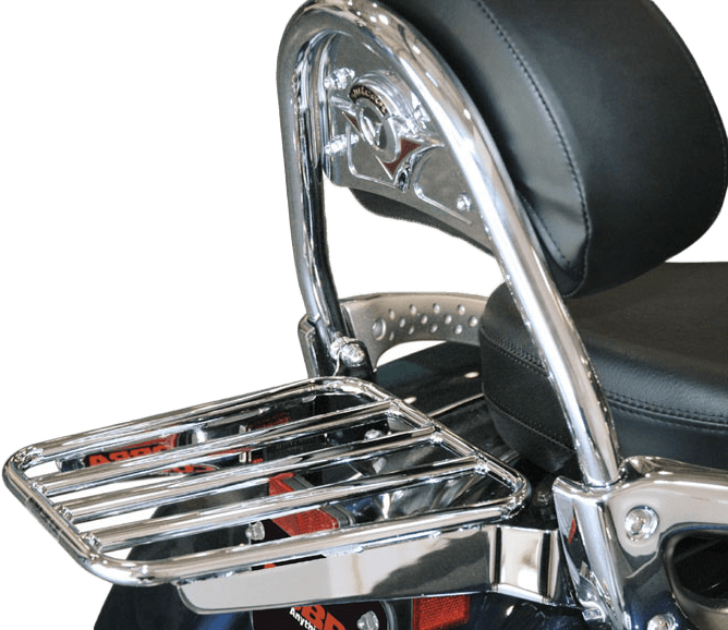 Cobra Solo Luggage Rack Tube Chrome Fits OEM Backrest Kawasaki VN900