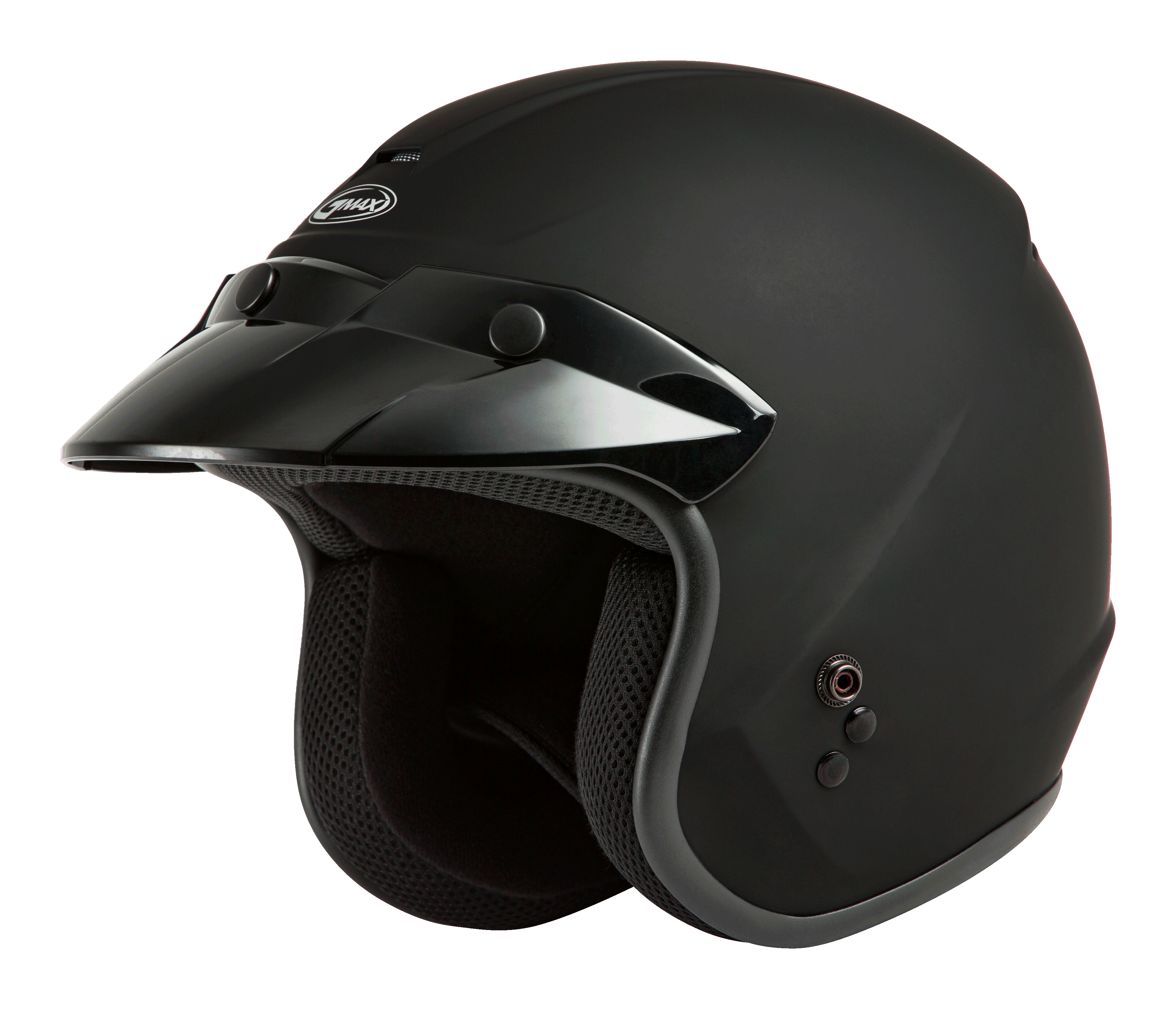 OF-2 OPEN-FACE HELMET MATTE BLACK MD