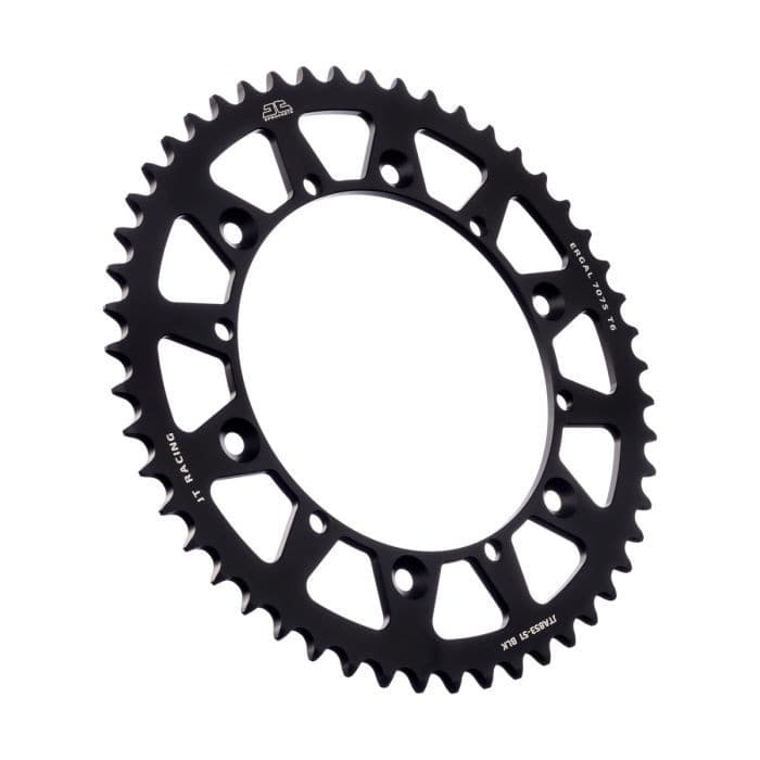 REAR ALLOY SPROCKET BLACK 51-TOOTH
