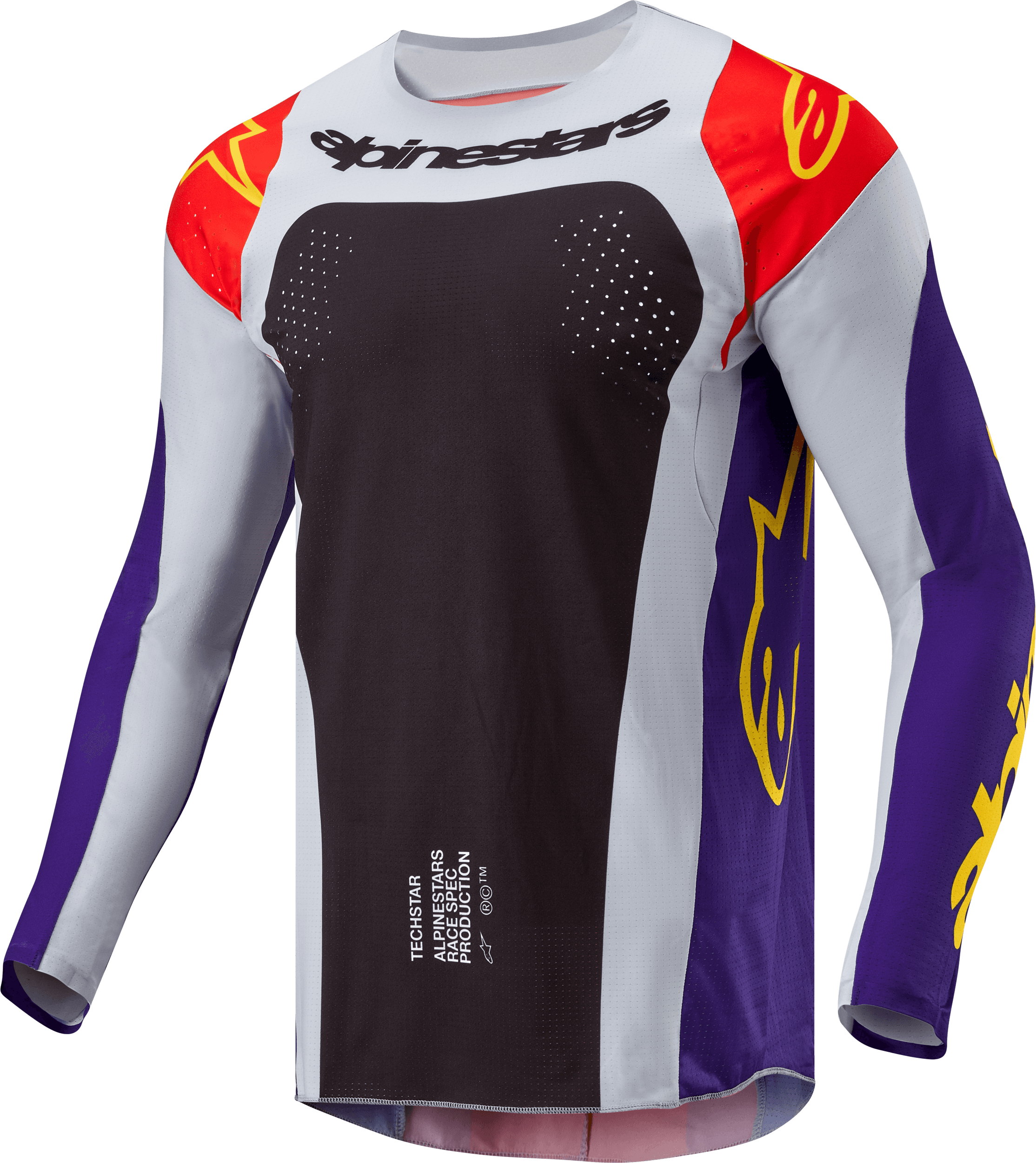TECHSTAR OCURI JERSEY HOT ORANGE/PURPLE/BLACK 2X