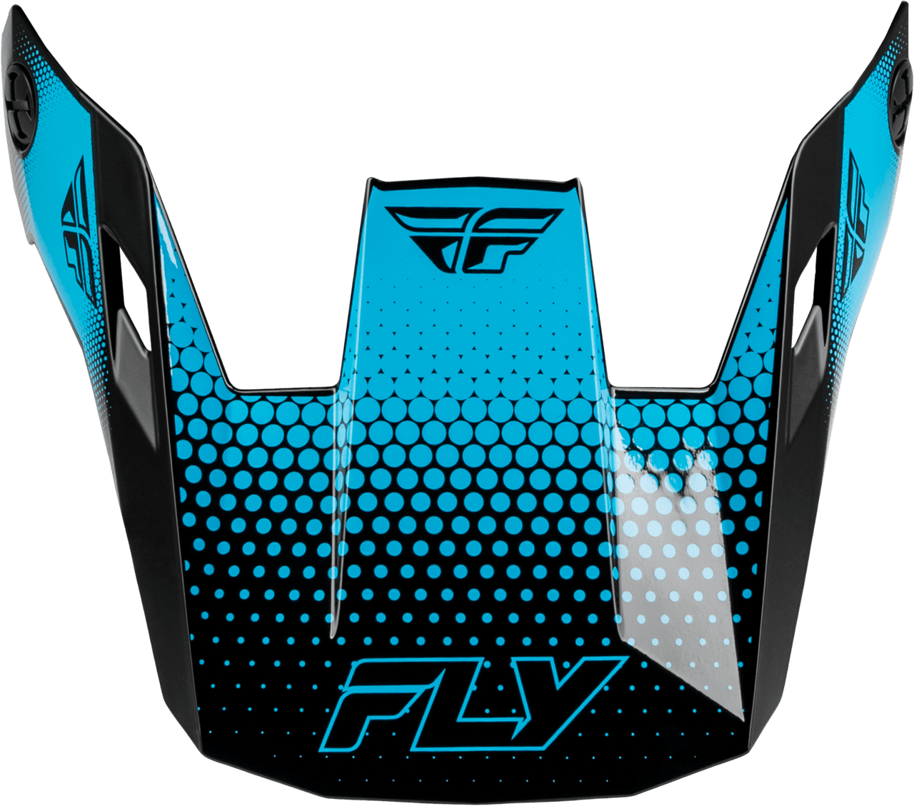 Fly Racing Rayce Sonar Helmet Visor Black/Electric Blue XL