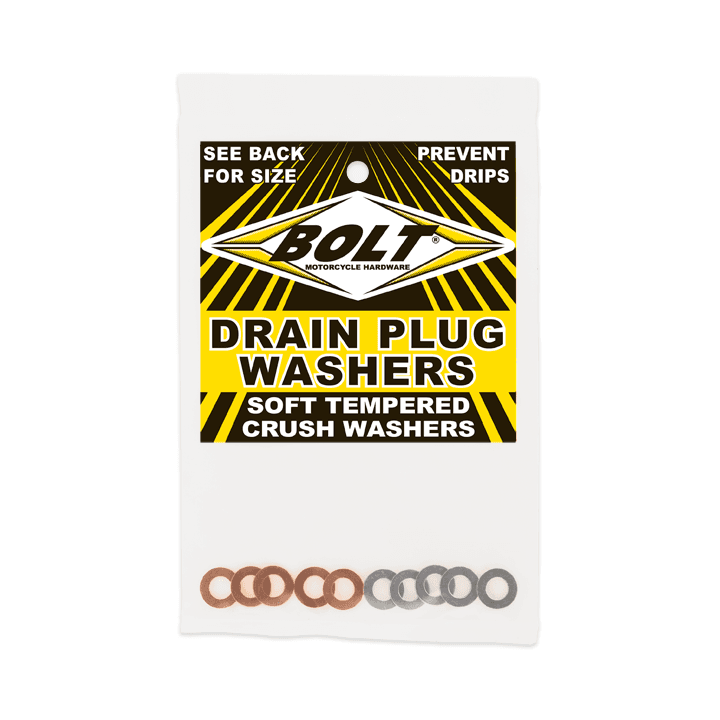 Bolt Crush Washers 6X11MM 10/Pack 5 Aluminum & 5 Copper