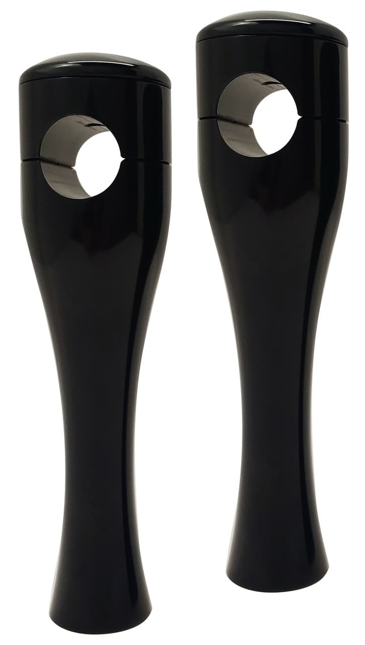Accutronix 8" Hourglass Riser 1" Bars Fx & XL Black