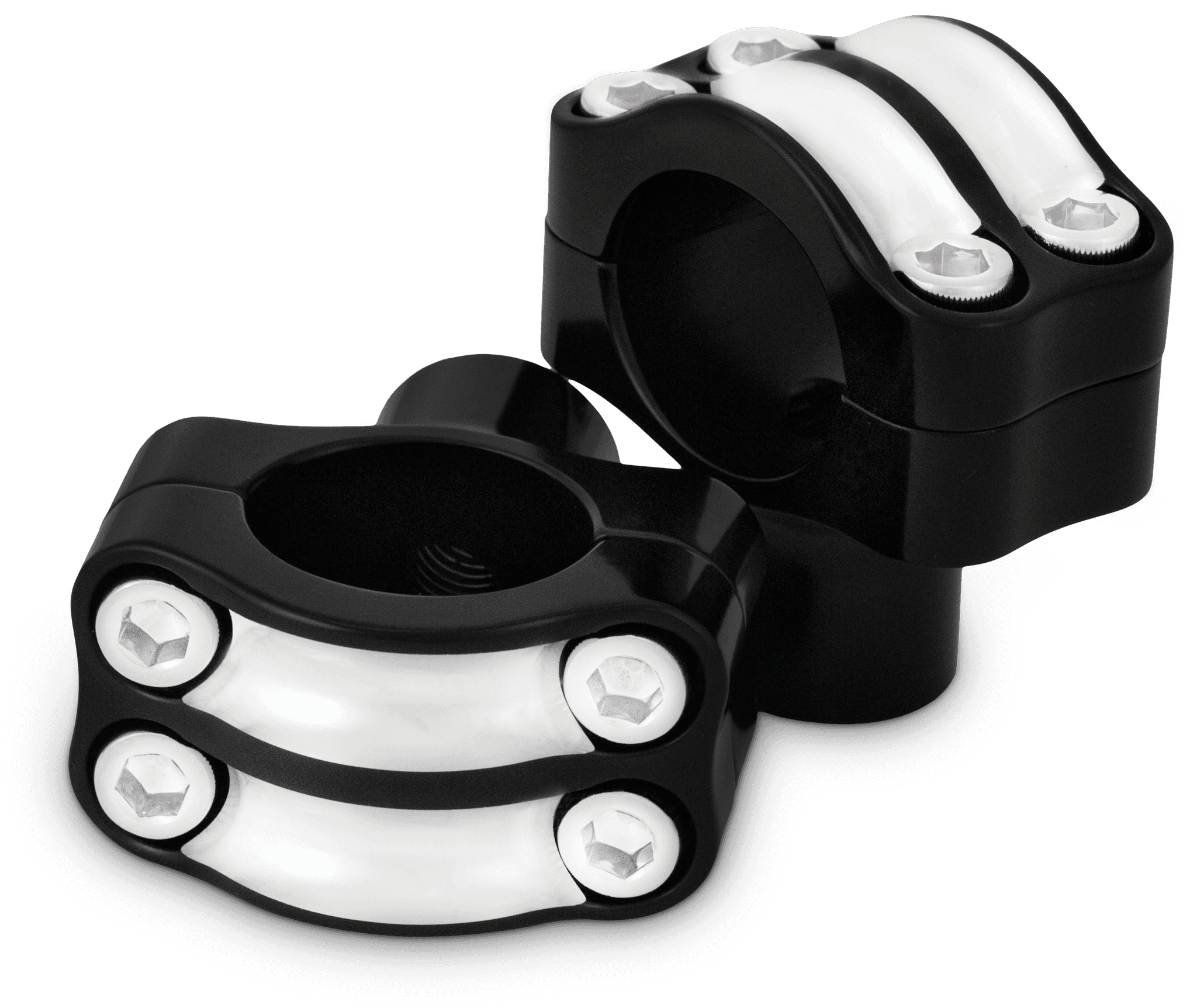 Burly Brand Reaper 1-1/2" Risers 1.25" Bar Set - Black Machined
