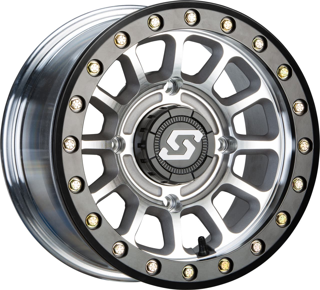 Sedona Sano Bdlk Wheel 14X7 4/156 6+1 (+38MM) Black/As Cast