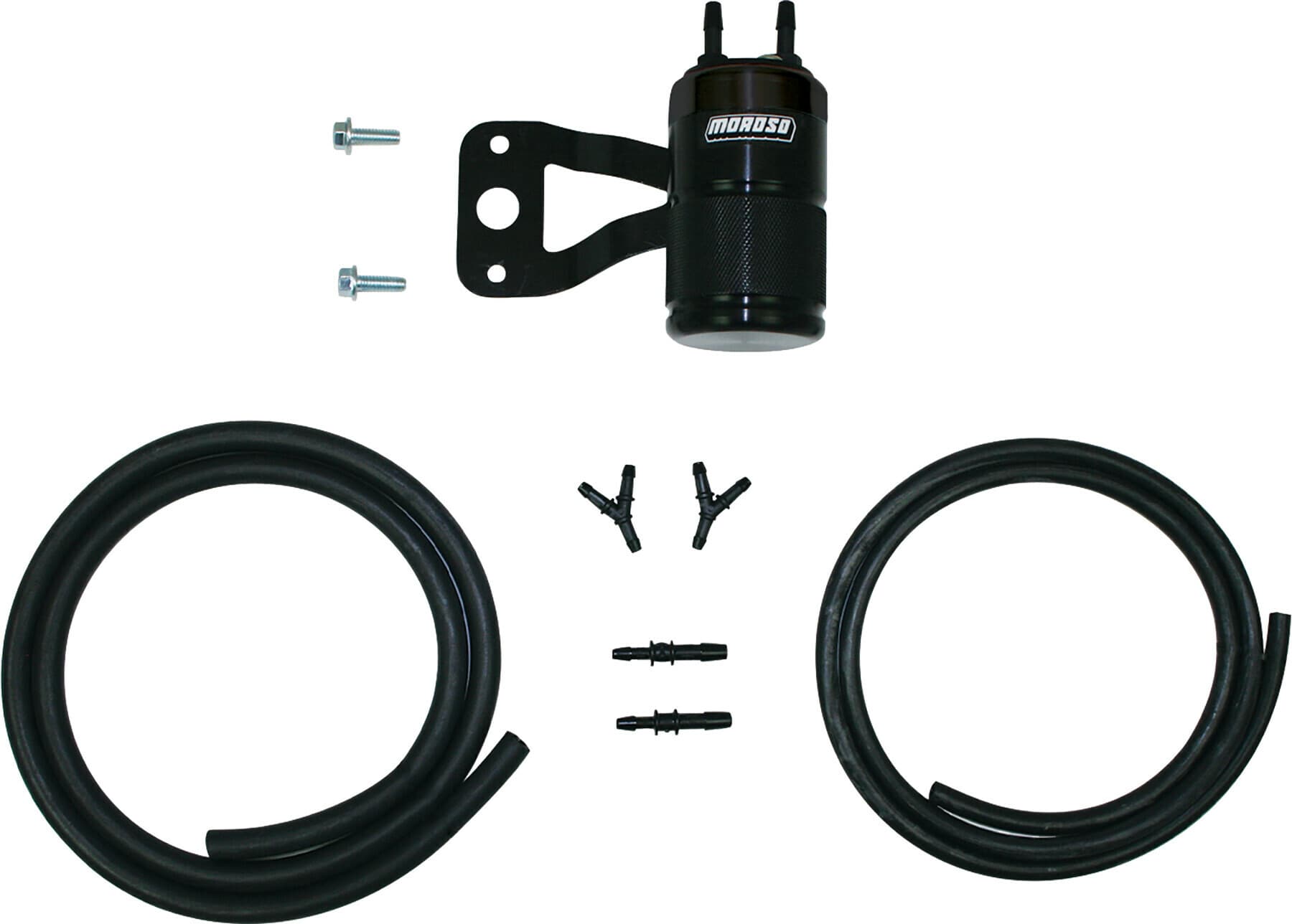 Moroso Air Oil Separator Twin Cam W/V&H VO2 Air Cleaner Black