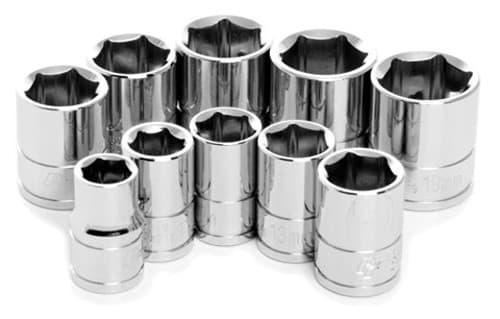 10PC 3/8" DR MET SOCKET SET
