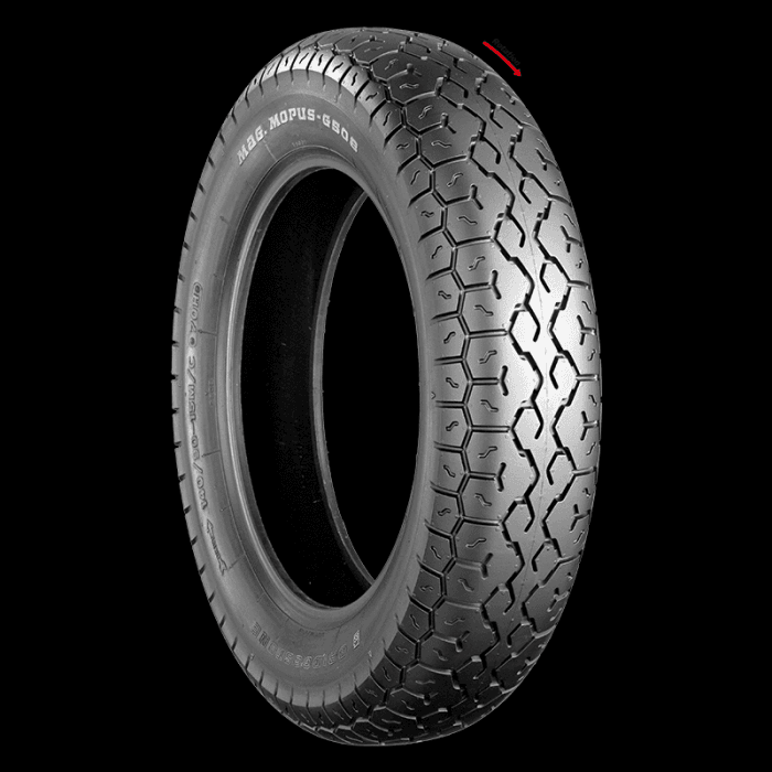 BRIDGESTONE - G508R MAG MOPUS 130/90-15M/C-(66P) TIRE